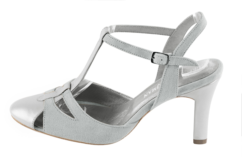 Grey t sale strap heels